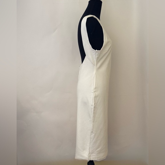 Lulus Like a Lady White Backless Midi Sleeveless Bodycon Dress, White, L, NWT - Picture 8 of 15